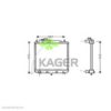 KAGER 31-0291 Radiator, engine cooling